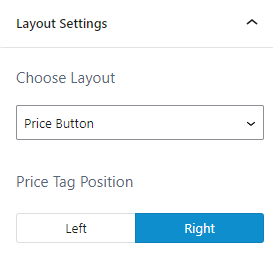 AffiliateX Button block Setting